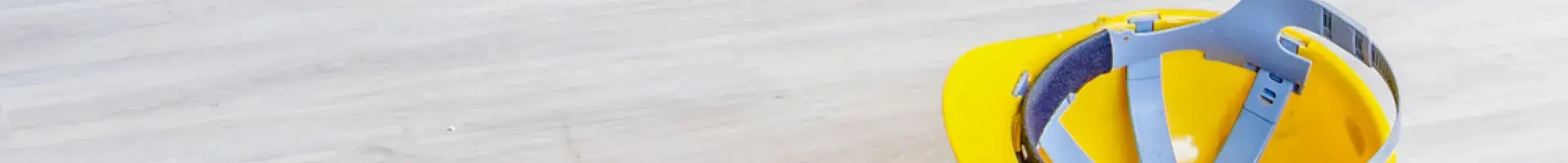 A Construction Hat on the Floor of a Construction Job Site